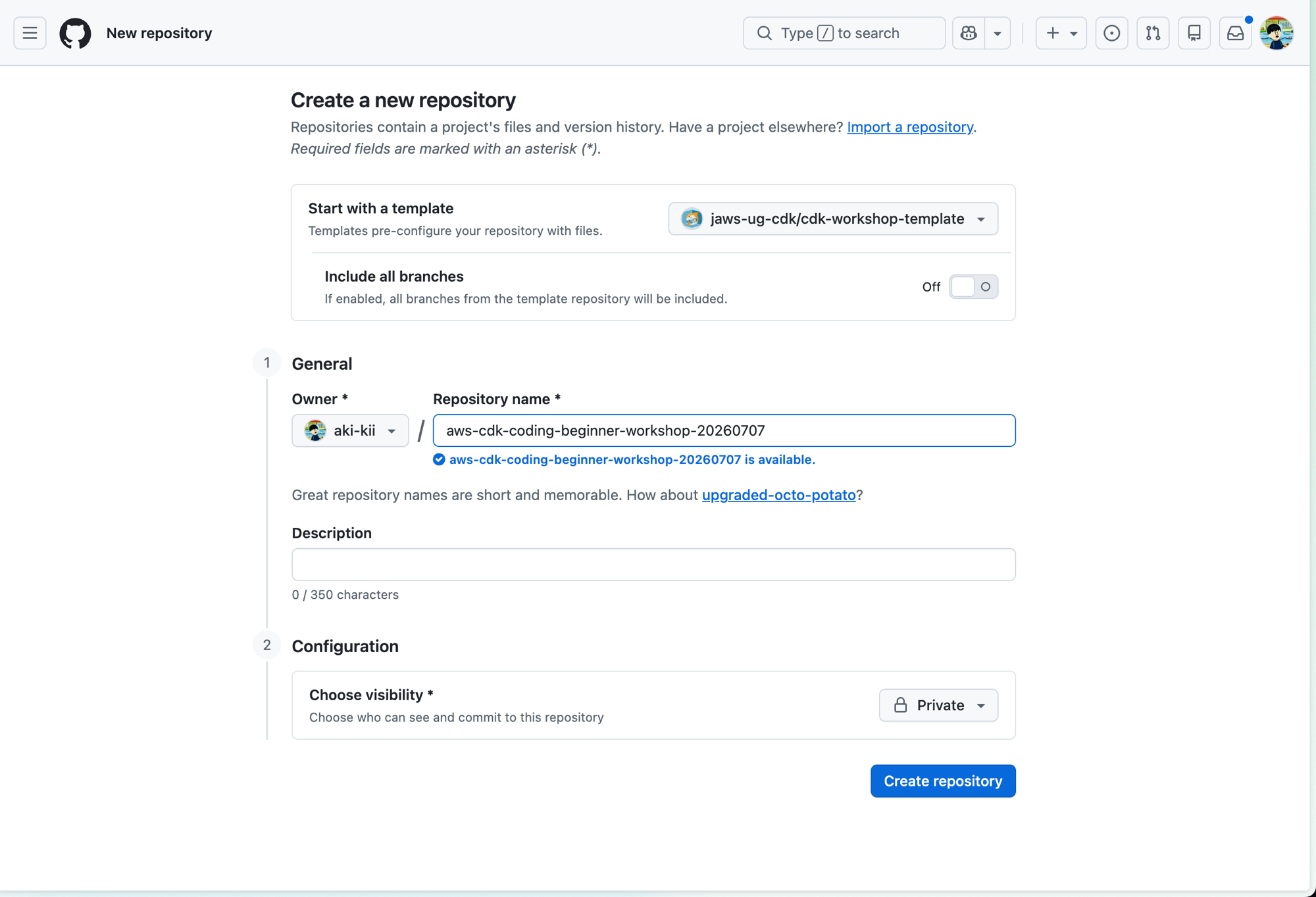 はじめる前に :: AWS CDK Coding Beginner Workshop
